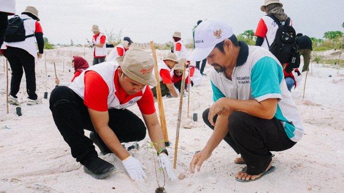 Relawan BUMN , Telkom Kembangkan Potensi Desa Namang